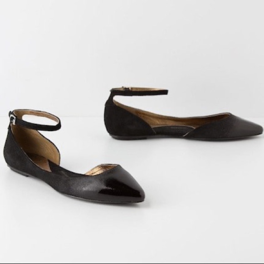 Anthropologie Pied Juste Leather Flats